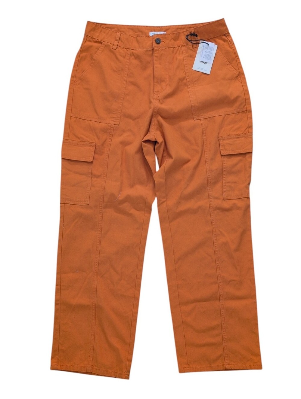 X Sincerely Jewels Orange Cargo Pants, 100% Cotton, NWT, Size 13/31
